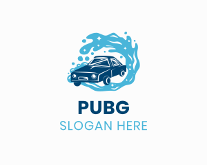 Car Show - Bubble Waves Car Wash logo design