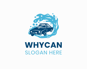 Car Care - Bubble Waves Car Wash logo design