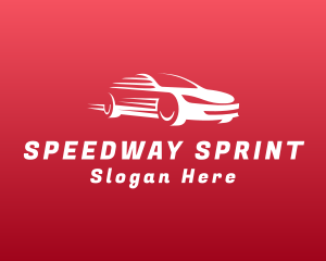 Racer - Fast Sports Car Racer logo design