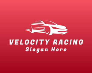 Fast Sports Car Racer  logo design