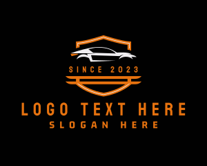 Car - Shield Sedan Car logo design