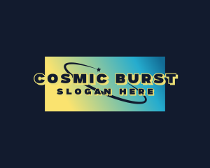 Starburst - Star Orbit Galaxy logo design
