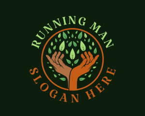 Wellness Hand Tree Logo