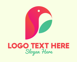 Jungle - Pink Wildlife Bird logo design