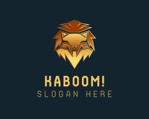 Mascot - Wild Lion Gamer logo design