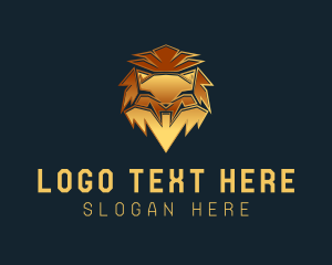 Mascot - Wild Lion Gamer logo design