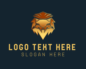 Wild Lion Gamer Logo