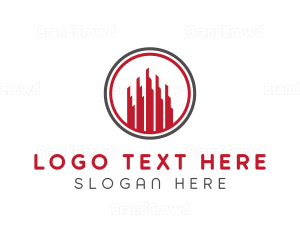 Tower Building Architecture Logo