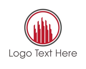Real Estate - Tower Building Architecture logo design