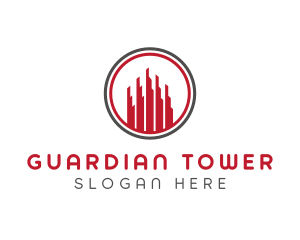 Tower Building Architecture logo design