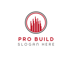 Tower Building Architecture logo design