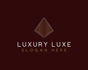 Luxe Consulting Pyramid logo design