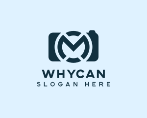 Digicam - Camera Photography Letter M logo design
