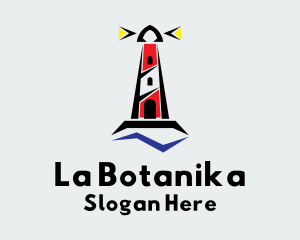 Lighthouse Coastal Beacon  Logo