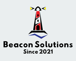 Lighthouse Coastal Beacon  logo design