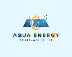 Solar Panel Renewable Energy logo design