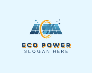 Renewable - Solar Panel Renewable Energy logo design