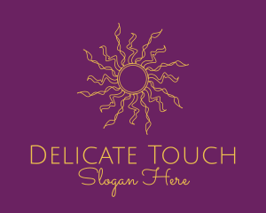 Dainty - Dainty Astrology Sun logo design