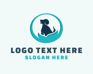 Pet Shop - Pet Dog Natural logo design