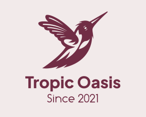 Tropic - Wild Hummingbird Wings logo design