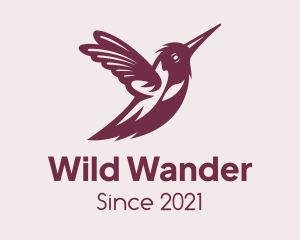 Wild Hummingbird Wings logo design