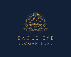 Eagle Hunting Arrow  logo design