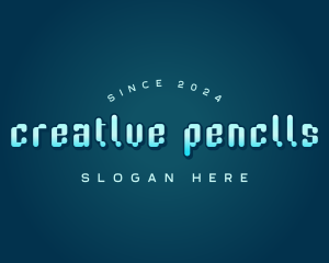 Creative Cyber Pixel logo design