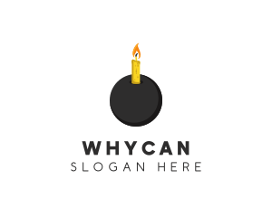 Explosion - Wax Candle Bomb logo design