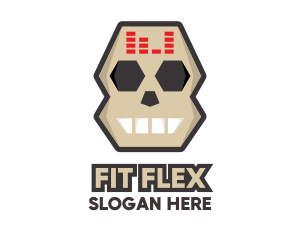 Skull - DJ Skull Equalizer logo design