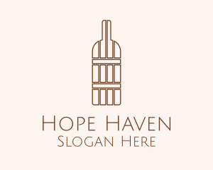 Brown Barrel Bottle  Logo