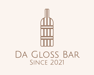 Brown Barrel Bottle  logo design