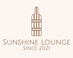 Brown Barrel Bottle  logo design