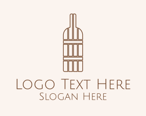 Brown Barrel Bottle  Logo