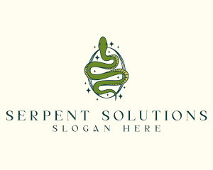 Snake - Mystical Snake Serpent logo design
