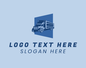 Freight - Big Truck Transport logo design
