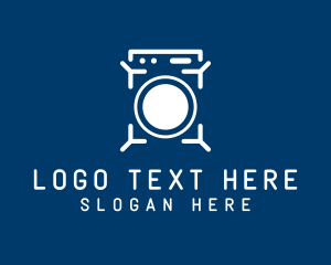 Clean - Clean Washing Machine logo design