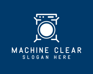 Clean Washing Machine  logo design