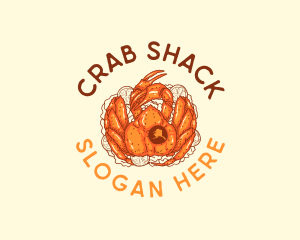 Alaska King Crab logo design