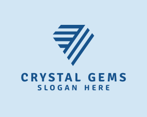 Diamond Jewel Gem logo design