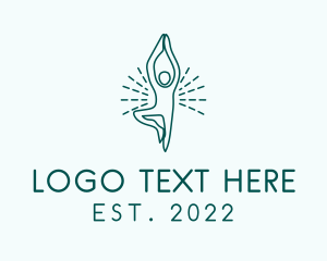 Trainer - Yoga Meditation Trainer logo design