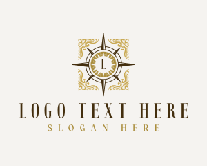 Direction - Navigation Compass Direction logo design
