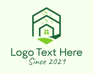 Parish - Church Real Estate logo design