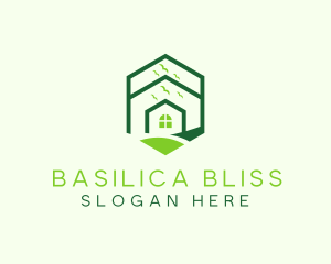 Basilica - Church Real Estate logo design