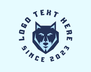 Tough Blue Wolf logo design