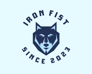 Tough - Tough Blue Wolf logo design