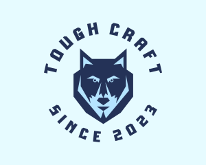 Tough Blue Wolf logo design