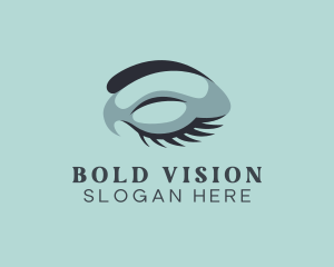 Closed Eye Lashes logo design