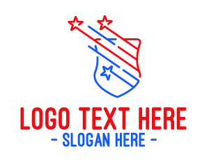 Patriotic - Patriotic Shield Protection logo design