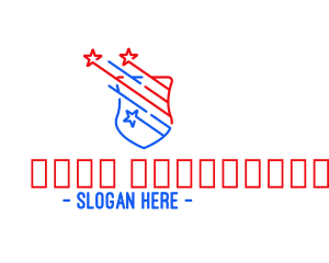 Royal - Patriotic Shield Protection logo design