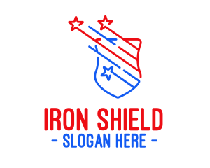 Armour - Patriotic Shield Protection logo design